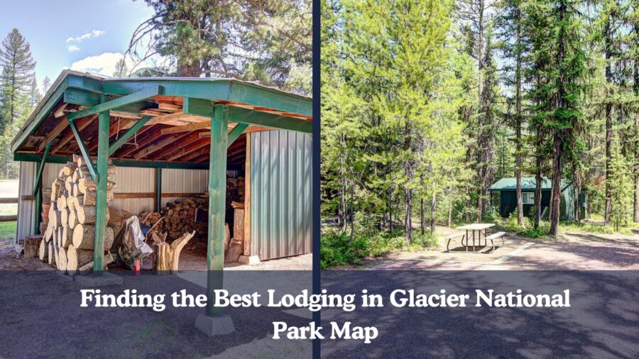 glacier national park map