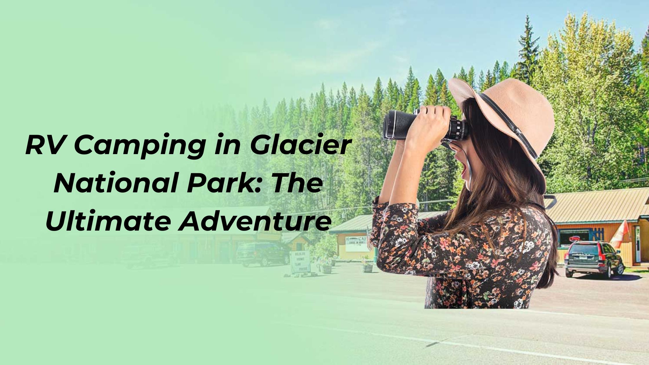 RV camping in Glacier National Park